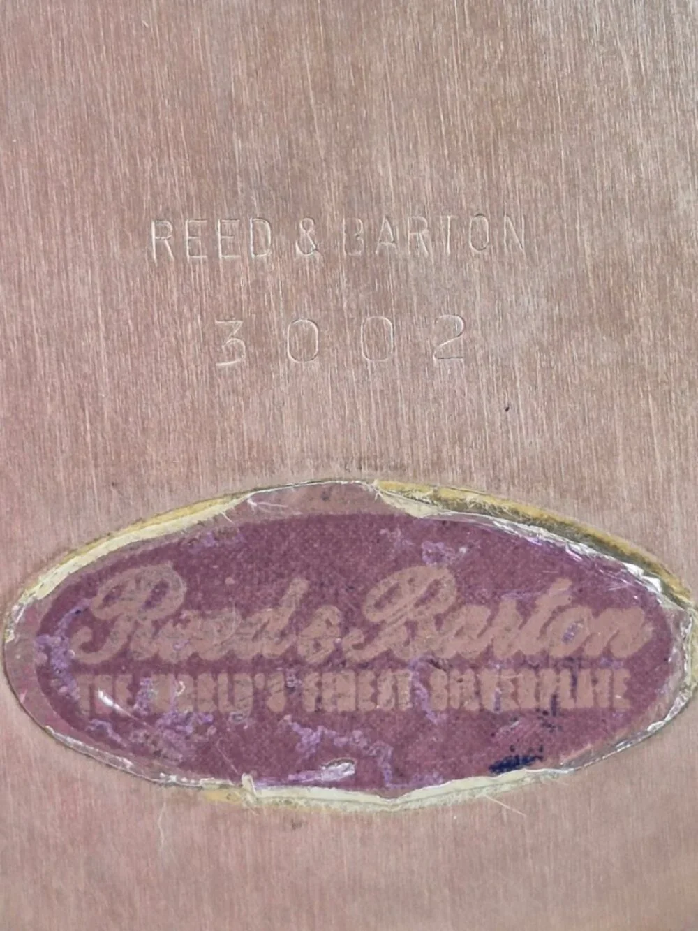 Reed & Barton vintage reed